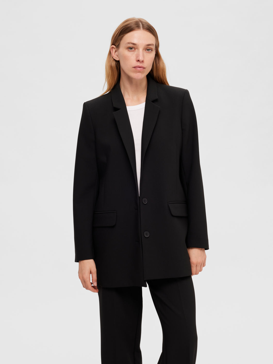 Rita relaxed Blazer - Sort